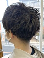 ヘッズ 本八幡店(HEADS)&nbsp;MEN'S HAIR  センターパート　ツイストスパイラル　コンマヘア
