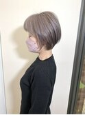 大人女子必見♪アッシュグレージュ×ブリーチ×脱白髪染め