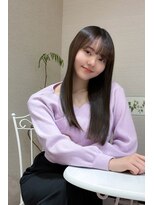 ヘアリゾートハピネス 陽光町&nbsp;柔らかツルツル♪縮毛矯正ストレートロング