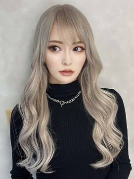 ロウル 渋谷(LOWRL) ホワイトベージュ/ハイトーン／ダブルカラー/ブリーチ