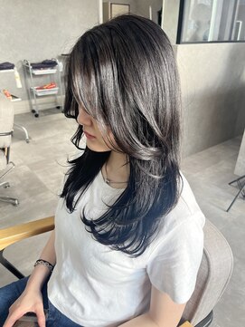 ムード カナザワ(mood kanazawa) ロングレイヤー くびれ巻き 韓国