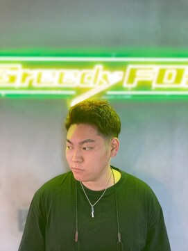 グリーディーフォックス 三軒茶屋(GreedyFOX) 波巻き/マッシュパーマ/ウルフ/ハイライト<理容室>三軒茶屋