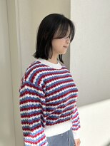 カサネ(casane)&nbsp;切りっぱなしボブ／サイドバング