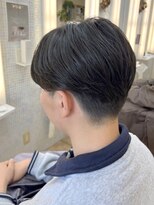 ジョリエス 目白店(Joliesse) ツーブロック刈り上げスキンフェードカットアッシュブラック