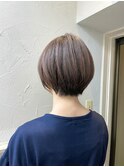 マッシュショートスタイル☆ラベンダーベージュ