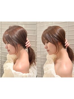 [銀座No1]可愛い,綺麗,オシャレが叶うこだわりの前髪カット*お1人お1人に合わせてご提案。[銀座駅/学割U24]