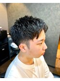 黒髪短髪ザグザグショート。 20代 /30代 /大学生 /社会人