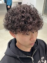 レタッチ バイ フィフス 天神大名(RETOUCH by fifth)&nbsp;プードルパーマハードスパイラルパーママッシュメンズパーマ束感