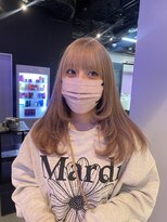 トリコ 梅田茶屋町店(trico) ワイドバング × ミルクティーベージュ