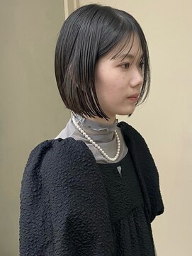 パークレーン アイス イヴェン(park lane ICI yeven) 切りっぱなしボブミニボブ大人ボブレイヤーボブレイヤー前髪あり