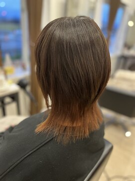 コア フィール ア デイ(COIFFURE A DAY) 【ウルフ女子ヘア】髪質改善カラー