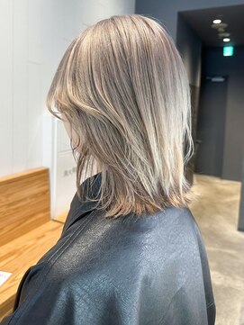 アルバム 銀座(ALBUM GINZA) 似合わせカットマロンベージュメルティカラー_ba496271