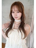 【ロング】ロングレイヤー×顔周りレイヤー