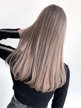 ラグーン(LAGOON) ホワイトミルクティーベージュ/バレイヤージュ/ケアブリーチ