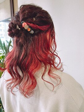 ネオンズ 南郷18丁目店(NEON´S) 推し活ヘアアレンジ 大人のハーフアップ