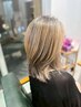 顔周りの生え際、分け目のみの白髪染めTゾーンカラー¥5500