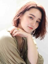 カーサ(Casa.)&nbsp;ピンクアッシュ×切りっぱなしボブ