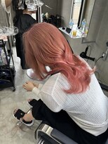 ラック(LUCK)&nbsp;ペールピンク/船橋/バレイヤージュ/ハイライト/似合わせカット