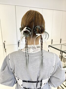 ワン 横浜(ONE005) ヘアセット/ヘアアレンジ/デザインカラー/ブリーチ/ツイン