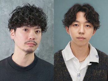 ヒロギンザ 神田店(HIRO GINZA)の写真/【神田駅東口15秒】頭皮/髪への負担を抑えたメンズパーマをご提案!朝のスタイリングを簡単に◎<理容室>
