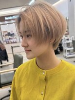 カイノ イオンモール橿原店(KAINO) ピーチベージュ丸みショート