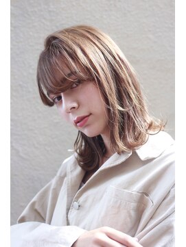 ルーク 立川(LUK) Lien☆外ハネレイヤーボブ×オイルグロスイノアカラー　立川