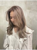 ニュアンスロング×ペールグレージュ