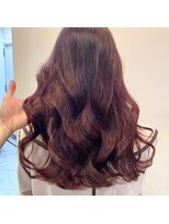 ヴィーヴォ 天六店(VIVO)&nbsp;【VIVO】西屋綾香 ボルドーレッド 韓国カラー 推しカラー