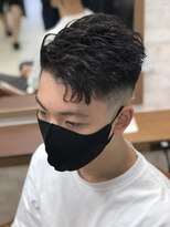 イルファ 北野田店(ehl：fa)&nbsp;フェードカット　デザインパーマ