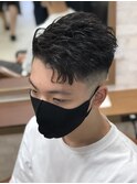 フェードカット デザインパーマ