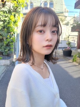 アムリタ 三鷹(AMRITA) 簡単シースルーミディボブ