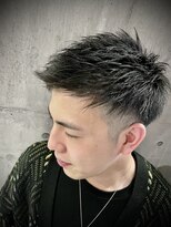 ブレイズマン(BLAZEMAN)&nbsp;王道ツーブロックジェットモヒカン風[新宿][バーバー][床屋]