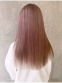 ピンクロングハイトーン_チェリーブラウンフェミニン_ba370451