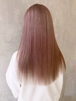 アルバム 渋谷パルコ(ALBUM)&nbsp;ピンクロングハイトーン_チェリーブラウンフェミニン_ba370451