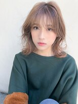 エンジェルス (ANGELS) シースルーバング×外はねミディ　by山口美月