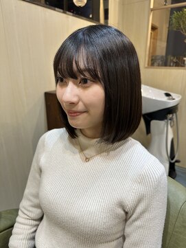 グレースマンカフェ(GRACE MAN CAFE) ナチュラルボブスタイル