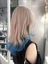 シェリ ヘアデザイン(CHERIE hair design)&nbsp;ホワイトベージュ×裾カラー