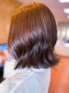 アークスヘアー 20代30代40代髪質改善カラーモカブラウンくびれボブ透明感