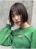 くせ毛多毛ワンレンミニボブ短め簡単大人オトナ30代40代前下がり