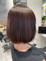 ヴォロ 佐賀(VoLo)&nbsp;切りっぱなしボブ/美髪/ピンクブラウン[佐賀駅]