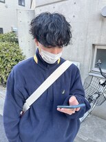 アイズ 海老名(AIZU) 緩め波巻きパーマ 波巻きスパイラル マッシュ ニュアンスパーマ