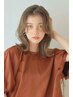 カット+ブリーチなし透明感イルミナカラー+ナノバブルシャンプー付　￥7900