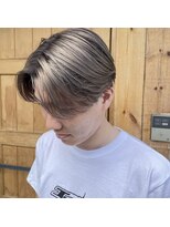 ランタン(LANTERN)&nbsp;センターパートメンズバレイヤージュ