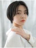 ツヤ髪小顔丸みショートヘルシースタイルp小山30代40代