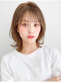 ニュアンスパーマレイヤーカットウェーブミディアムレイヤーボブ