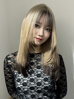 モニカ 栄店(MONIQA)&nbsp;ミルクティー　裾カラー