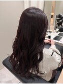 ロング　ピンクブラウン