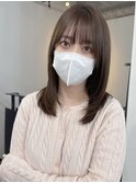 春ヘア　入学式　垢抜けスタイル　フェイスレイヤー　イメチェン