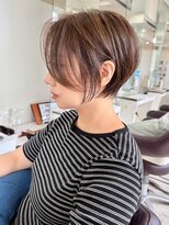 ハピネス 西大寺店(Happiness) ショートカット×ひし形ショートボブ×ハイレイヤー30代40代50代