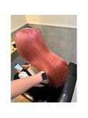 美ツヤ髪☆モテ愛されストレート♪縮毛矯正＋カットセミロング